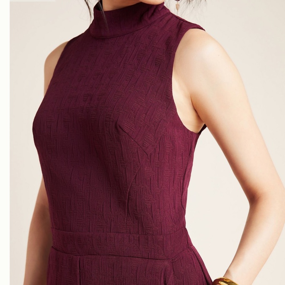 Anthropologie Eva Franco Plum Jumpsuit Size XS - Picture 3 of 5